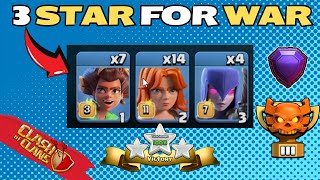 The Best Th16 Attack Strategy For CWL And War 3 Stars Every Time | Clash of Clans
