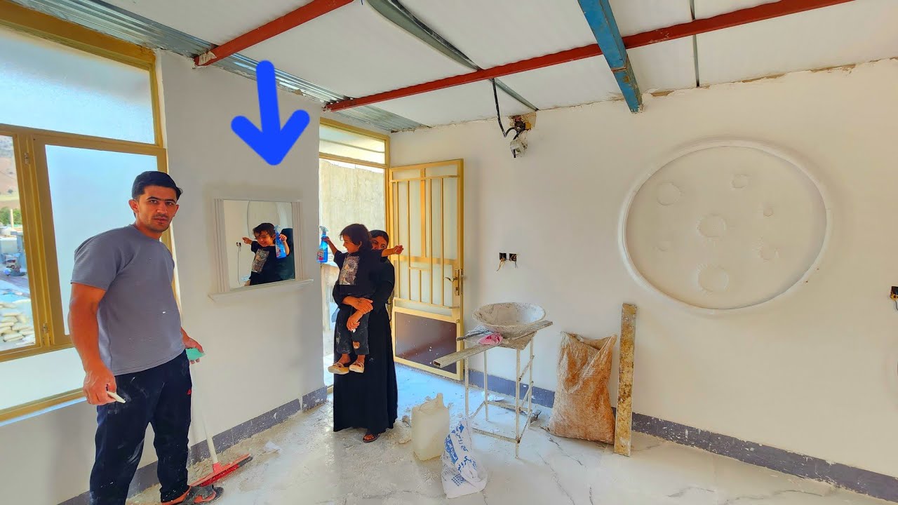 🏡 «Изменение декора дома: установка зеркала с помощью гипса от Ramin 🎨» 2025 г.