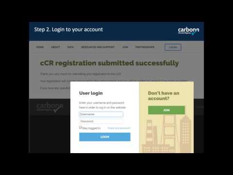 Registration, Login, and obtaining reporting forms