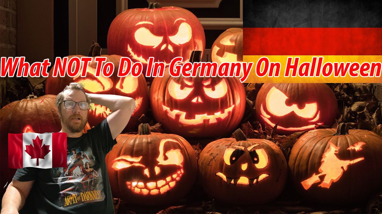Канадец🍁 [РЕАКЦИЯ] на то, чего НЕ следует делать в Германии на Хэллоуин