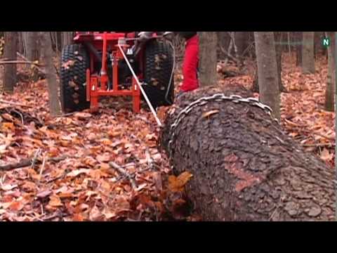 Hydraulic Log Skidding Winch for Tractors - SkidWinch by Norwood Sawmills