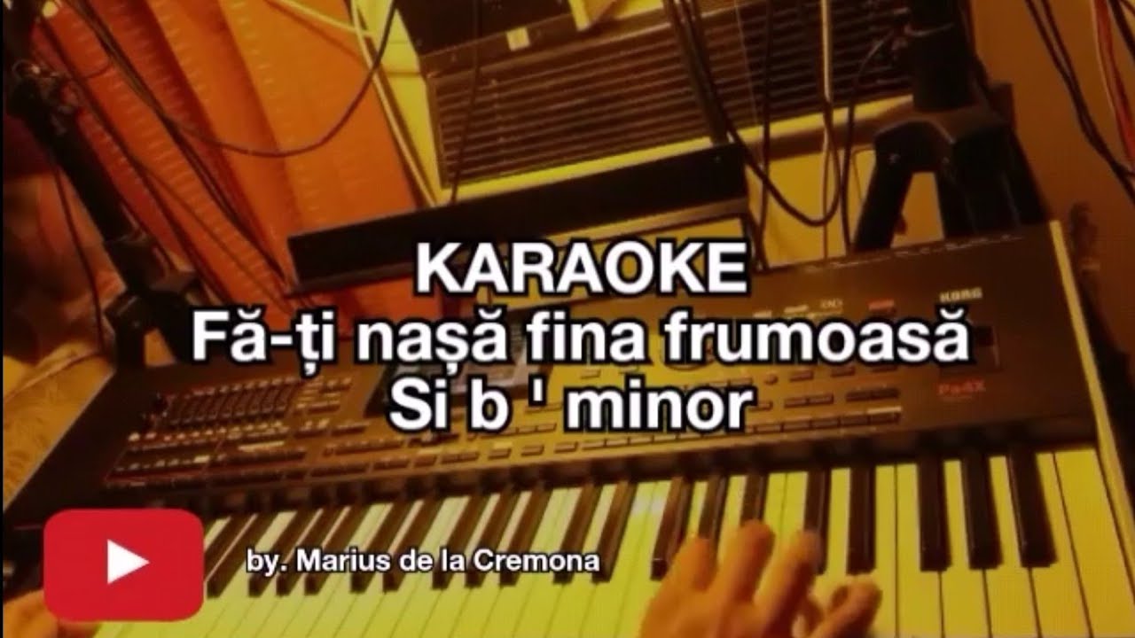 Fă-ți nașă, fina frumoasă (Si b ' min) - KARAOKE (cover Emilia Ghinescu)