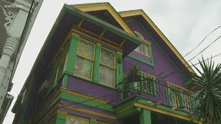 It's always Mardi Gras: Meet the people who paint their homes purple, green and gold