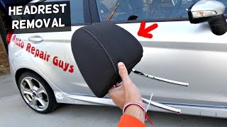 HOW TO REMOVE SEAT HEADREST