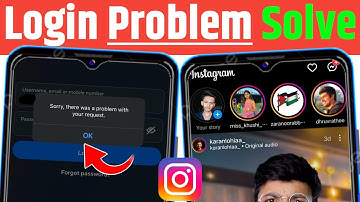 Sorry there was a problem with your request instagram problem | Instagram login problem solve 2024