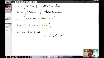 Sum Difference Product and Quotient of Rationals and Irrational - Part 1