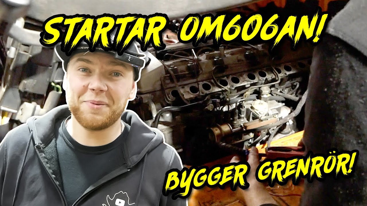 LETS GOO!! Startar om606 superturbo! Biltransport del2