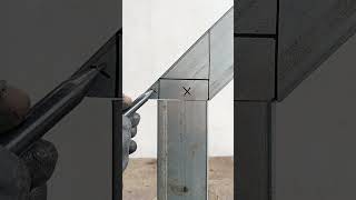 accurate corner connection tips and tricks #tricks #tips #welding #diy