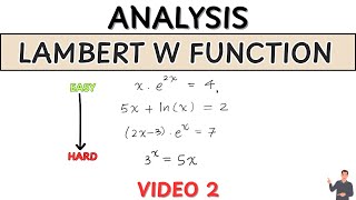 Solve Transcendental Equations With Lambert W | Intermediate Difficulty