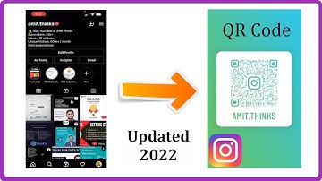 How to Download Instagram QR Code (2022) | Amit Thinks