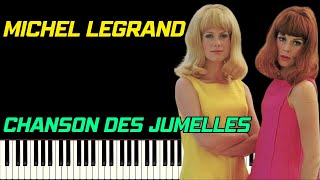 MICHEL LEGRAND - CHANSON DES JUMELLES (LES DEMOISELLES DE ROCHEFORT) | PIANO TUTORIEL