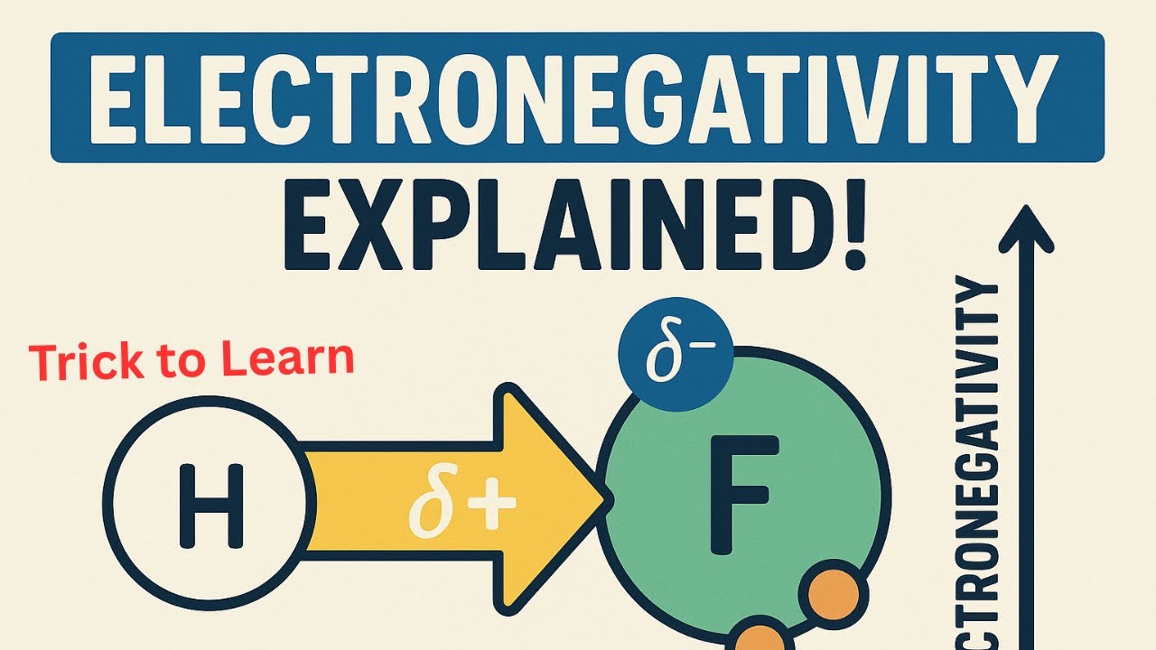 |ELECTRONEGATIVITY, CLASS 11 & 12, IMPORTANT FOR NEET & JEE MAINS ...