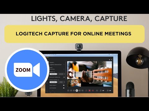 How to use Logitech Capture for Online Meetings (ZOOM, Teams etc.)