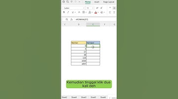 Mengubah Angka Biasa ke ROMAWI di Excel #excel #excelindonesia #belajarkomputer #tutorial #tips