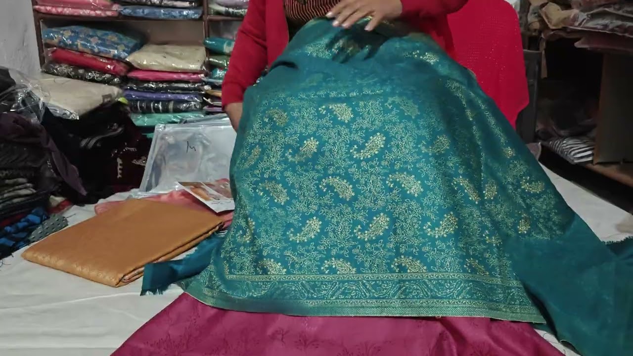 New winter पश्मीना सूट ओनली995में फ्री शिपिंग ऑर्डर करे 🙏 9896870753🙏♥️♥️