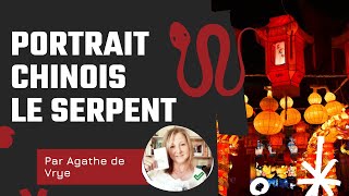 Portrait Astro Chinois : Le Serpent - Agathe De Vrye, WENGO