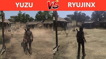 YUZU VS RYUJINX - Red Dead Redemption VISUAL & PERFORMANCE COMPARISON