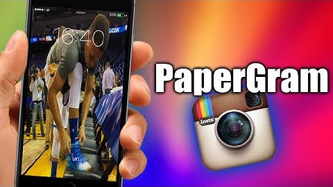 PaperGram - iOS 9 Jailbreak Cydia Tweak