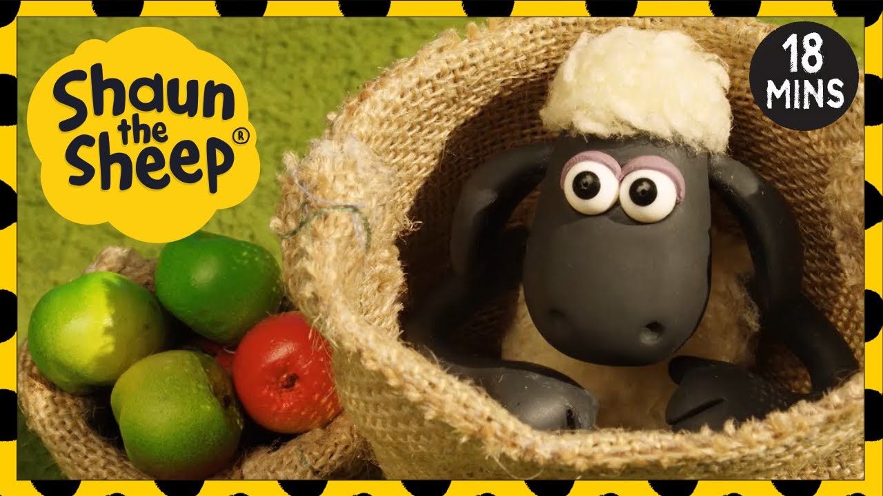 ⁣Shaun the Sheep🐑Full Episodes 😵🍎Apple Picking Goes Wrong (Food) Compilation | Cartoons for Kids