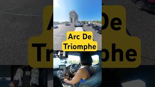 12 exit roundabout in Paris #driving #car #paris #arcdetriomphe #learn #howto #france #french #fyp