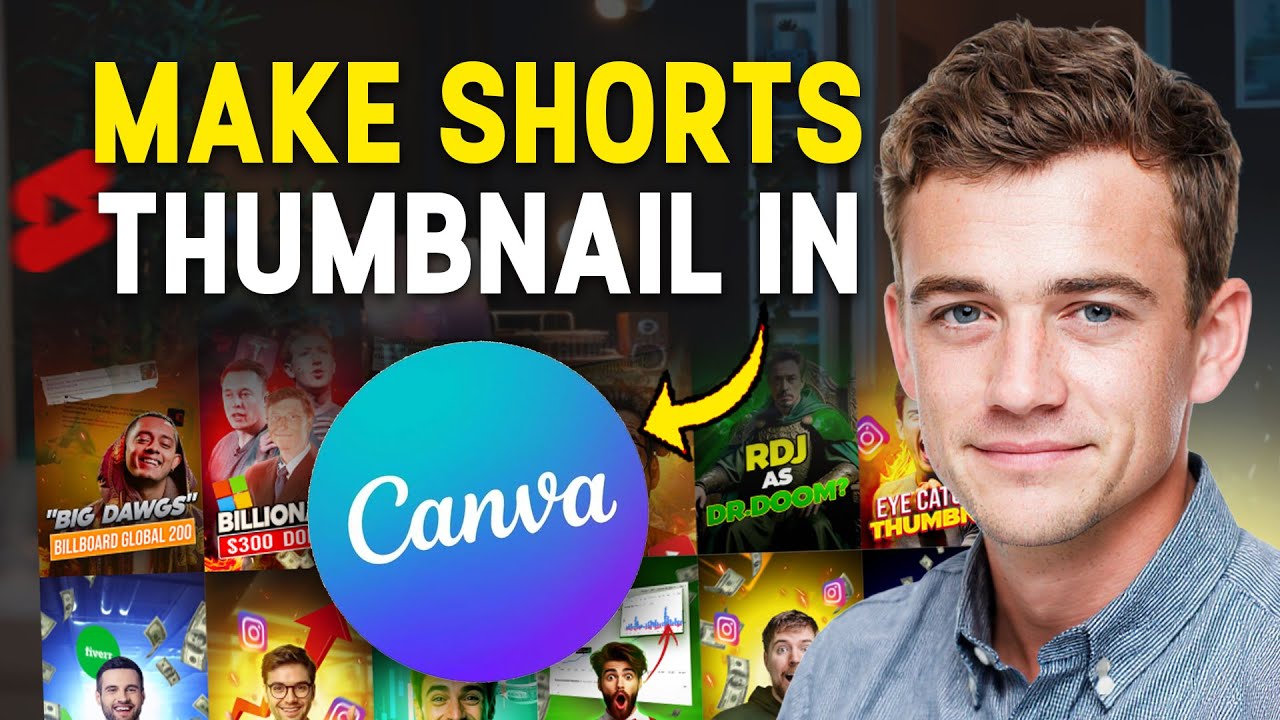 How to Make YouTube Shorts Thumbnail in Canva (2026) | Step by Step ...