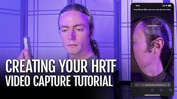 Creating your Immerse HRTF with Video Capture