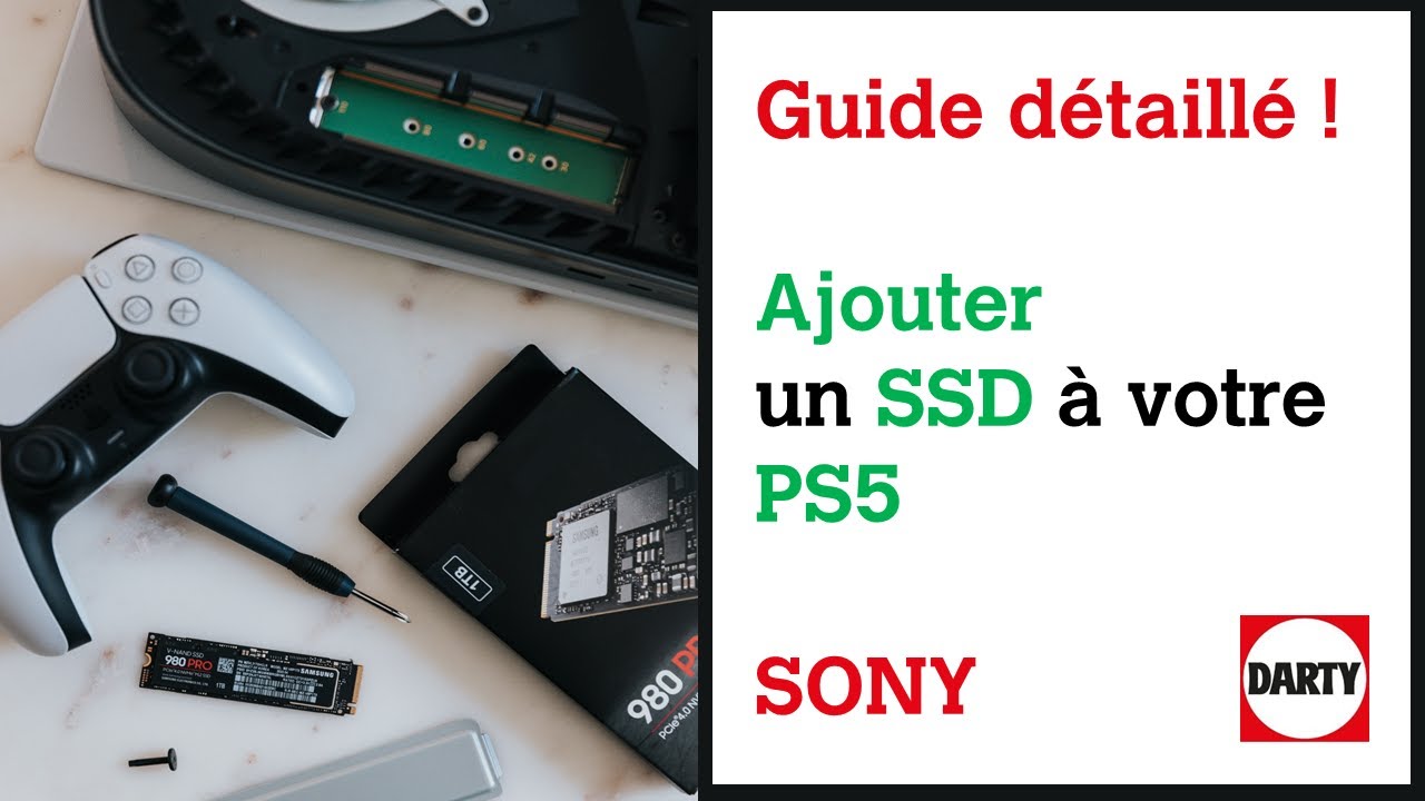 PS5 : Comment installer facilement un SSD 