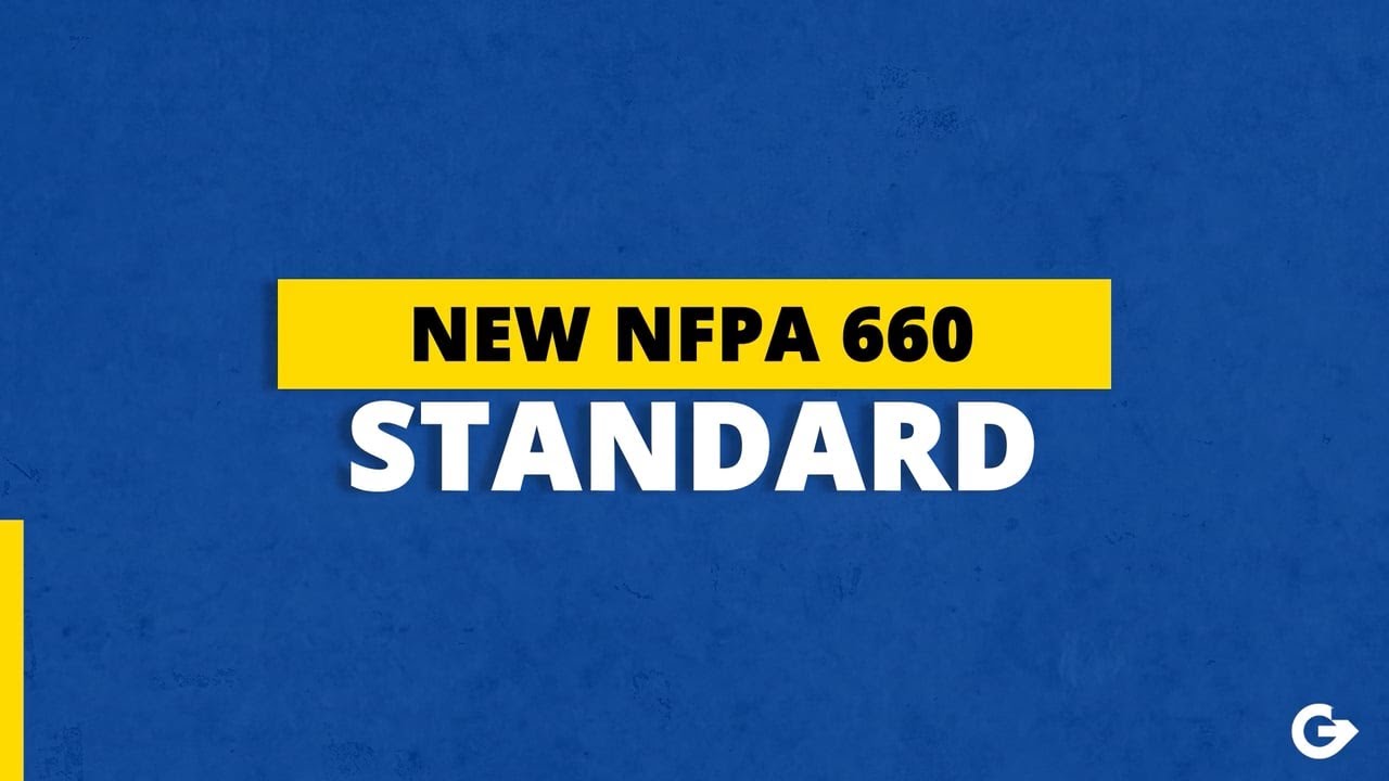 Goodway® | Learn About the New NFPA 660 Standard - YouTube