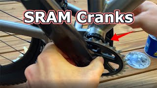 SRAM GX Eagle Crankset Install