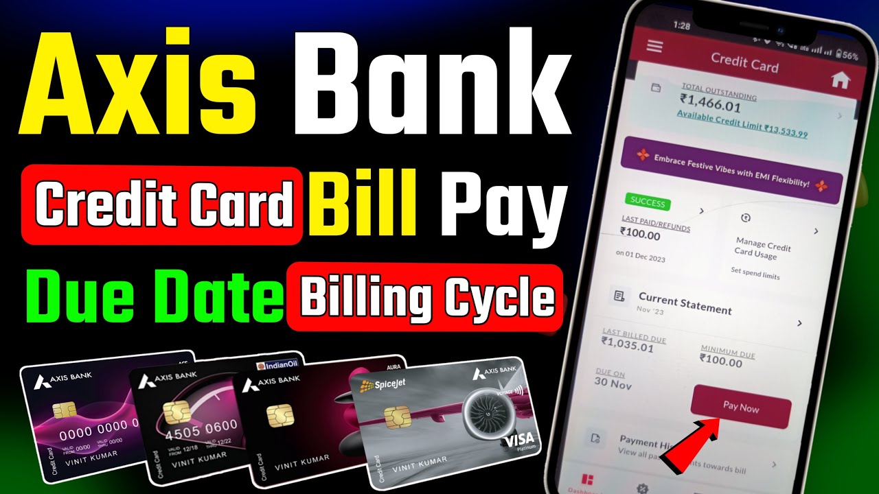 Axis Bank Credit Card Payment Kaise Kare Axis Bank Credit Card