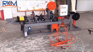 New design CS-C reverse twist barbed wire making machine