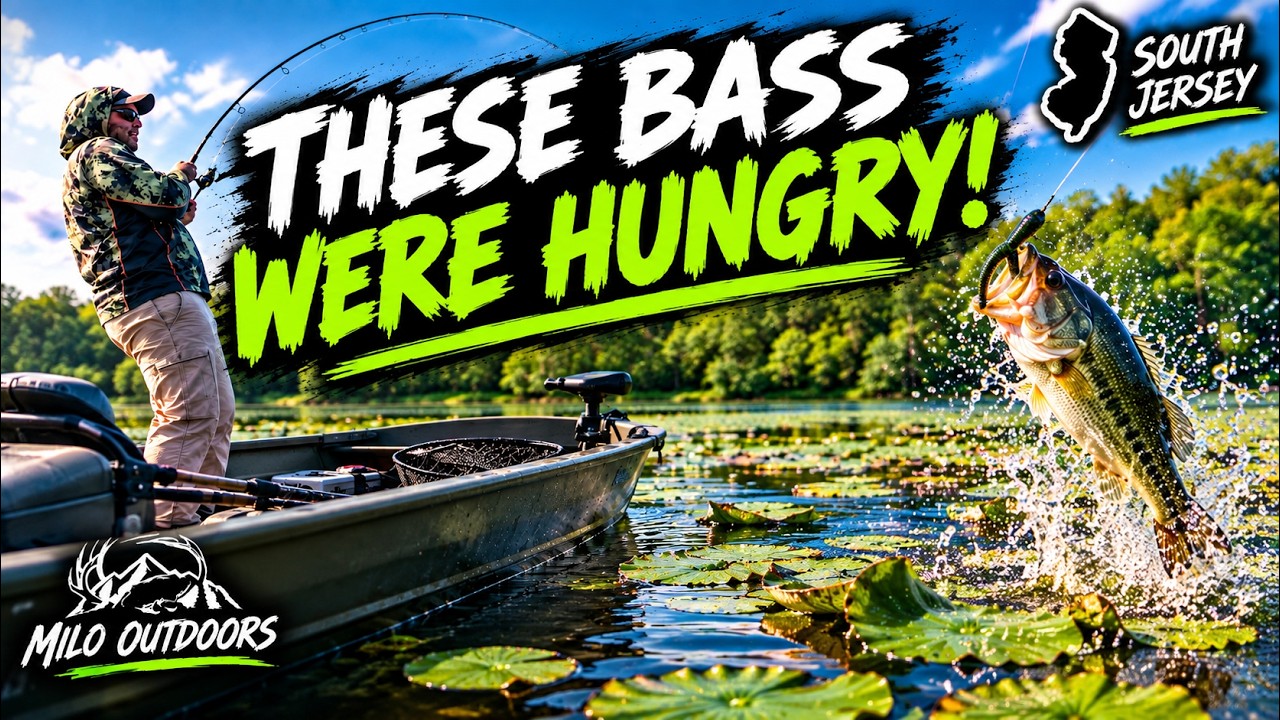 How I CATCH BASS in LILLY PADS – South Jersey BASS Fishing