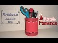 Portalapices Diseño Flamenca - Decoración de latas