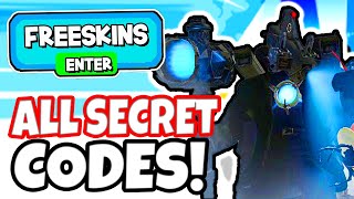 ALL NEW *SECRET* EPISODE 55 UPDATE CODES FOR TOILET TOWER DEFENSE ROBLOX TOILET TOWER DEFENSE CODES