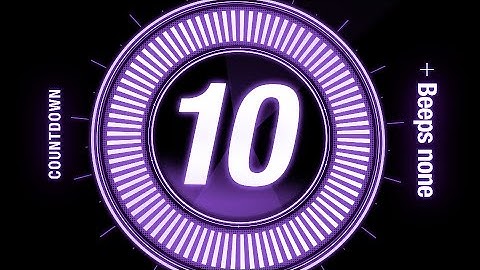 10 seconds Countdown timer / + interval beeps none🔕