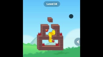 Hungry Worm - Greedy Worm Gameplay - Level 34 #shorts