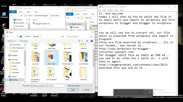 How To Import Xml Wordpress To Blogspot | online convert wordpress wxr to blogspot xml