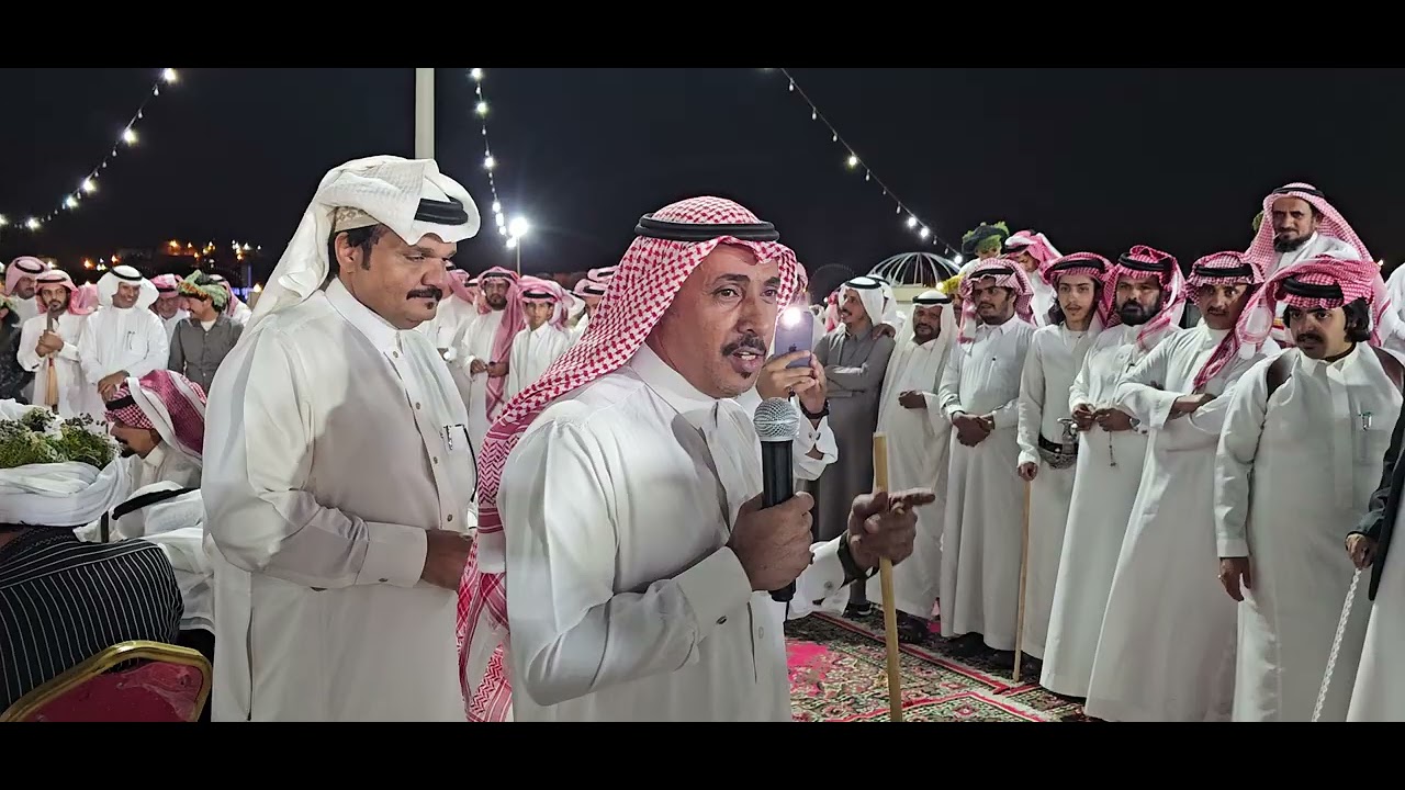 الشاعر  حسن جابر  في زواج علي بن محمد ام عرابي الجريي