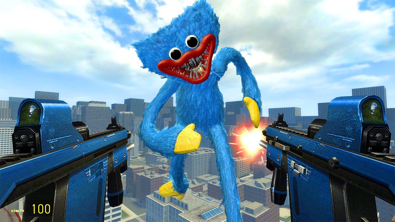 SCARY HUGGY WUGGY FROM POPPY PLAYTIME TAKES OVER THE CITY! PART 1 | GARRY'S MOD