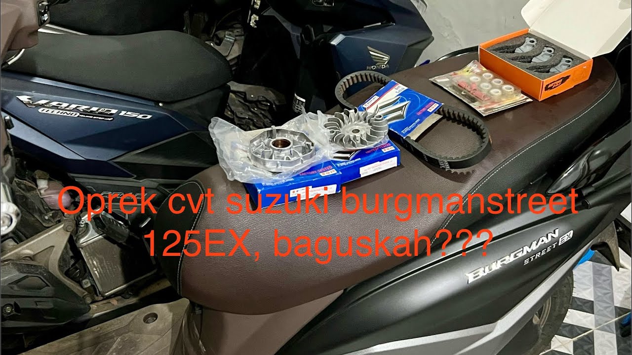Modif kirian cvt suzuki burgman street 125, biar lebih ngacirrr
