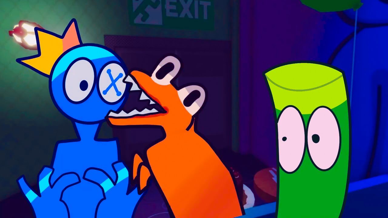 Blue was Bitten - Rainbow Friends Animation - YouTube