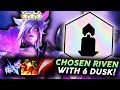 6 DUSK CHOSEN RIVEN 3 CUTS DOWN ALL ENEMIES!! | Teamfight Tactics