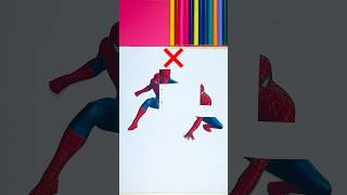 Spider-Man with a thread #marvel #spiderman #shorts #art #spider