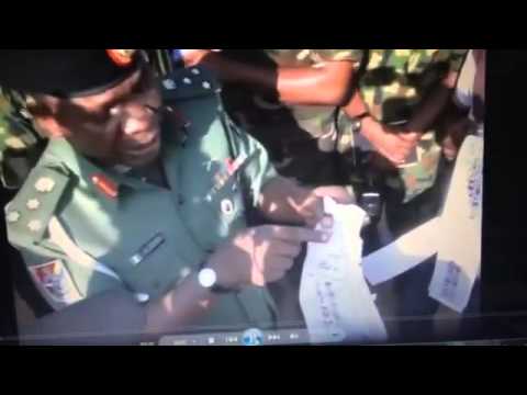 Nigeria Army Commander Briefs Pressmen After Arrest of Truckload of INEC Materials in Ekiti
