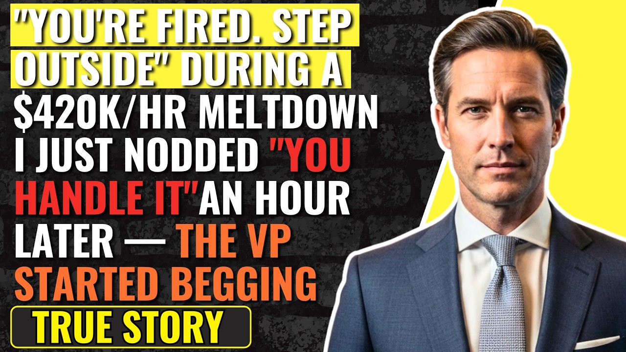 HR Fired Me Mid-Crisis in Houston… While $420K/Hour Burned in Real Time