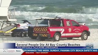 Panama City Beach officials discuss recent water deaths