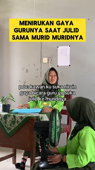 momen lucu ketika murid sekolah menirukan cara bicara guru nya ‼️‼️ #ngakak #lucu #murid #guru