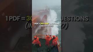 1 PDF = 300 Questions For IMUCET! #buddingmariners #merchantnavy
