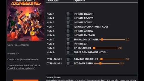 Come scaricare hack su Minecraft Dungeons [Smeraldi Infiniti] -Hack Cheat Engine