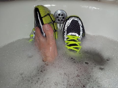 Rob's taking a bath in Asics